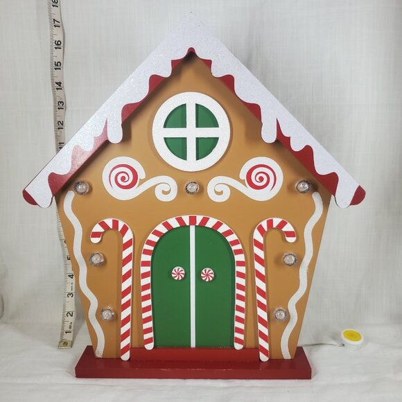 Hobby Lobby Light Up Stand Up Gingerbread House Christmas Decoration NWT - Picture 2 of 10